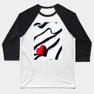 Hearts and Ribbons Baseball T-Shirt